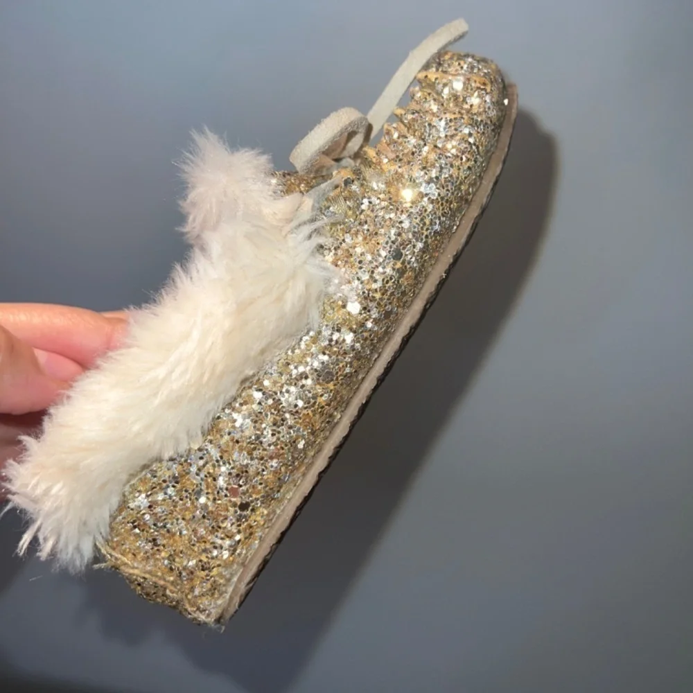 Crew cuts slippers toddler 6” inches preloved